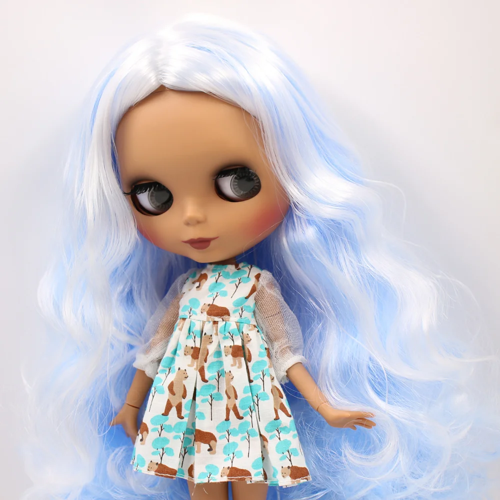 Кукла Blyth шарнирная с голубыми волосами 6005 1/6 | Игрушки и хобби