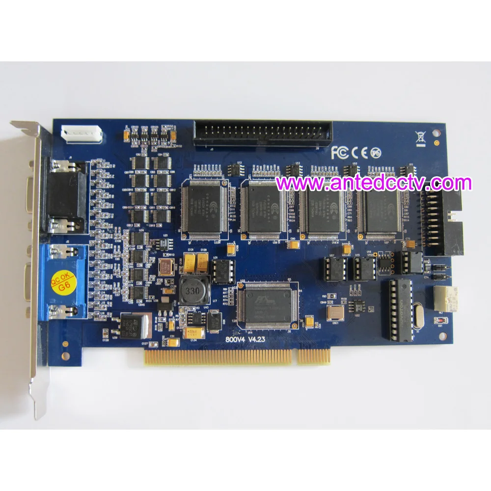 16CH GV800 GV-800 PCI DVR Card with software V8.5 Video Capture Board for CCTV systems | Безопасность и защита