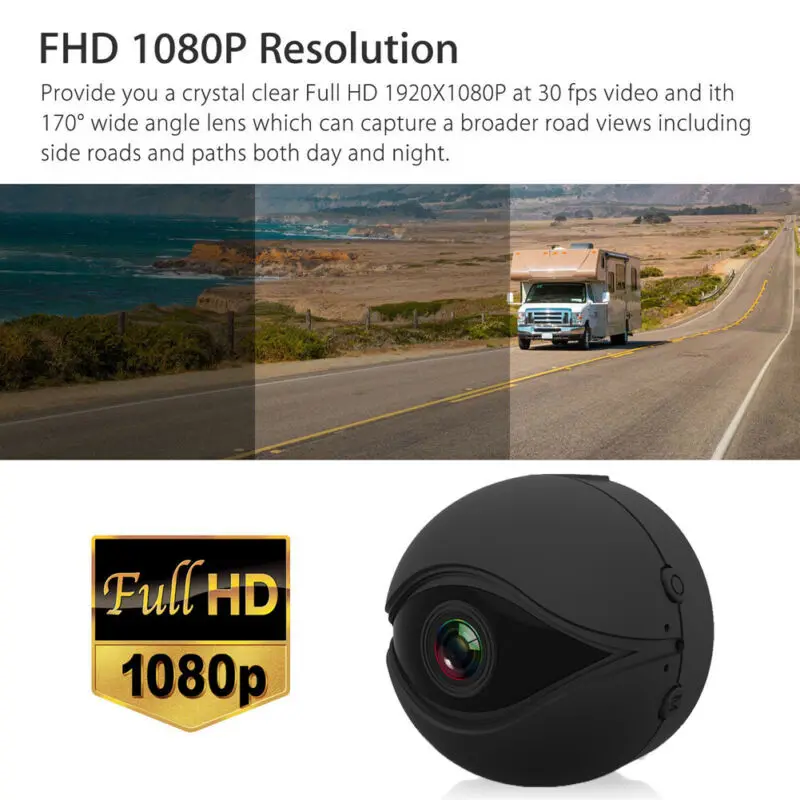 Мини камера WIFI видеорегистратор HD 1080P Автомобильный широкий угол G датчик ночное