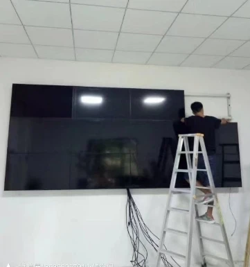 School/theater/conference/world cup 3x4 pcs 3.5mm Bezel Mosaic led tft full HD 1920*1080p display computer control video wall
