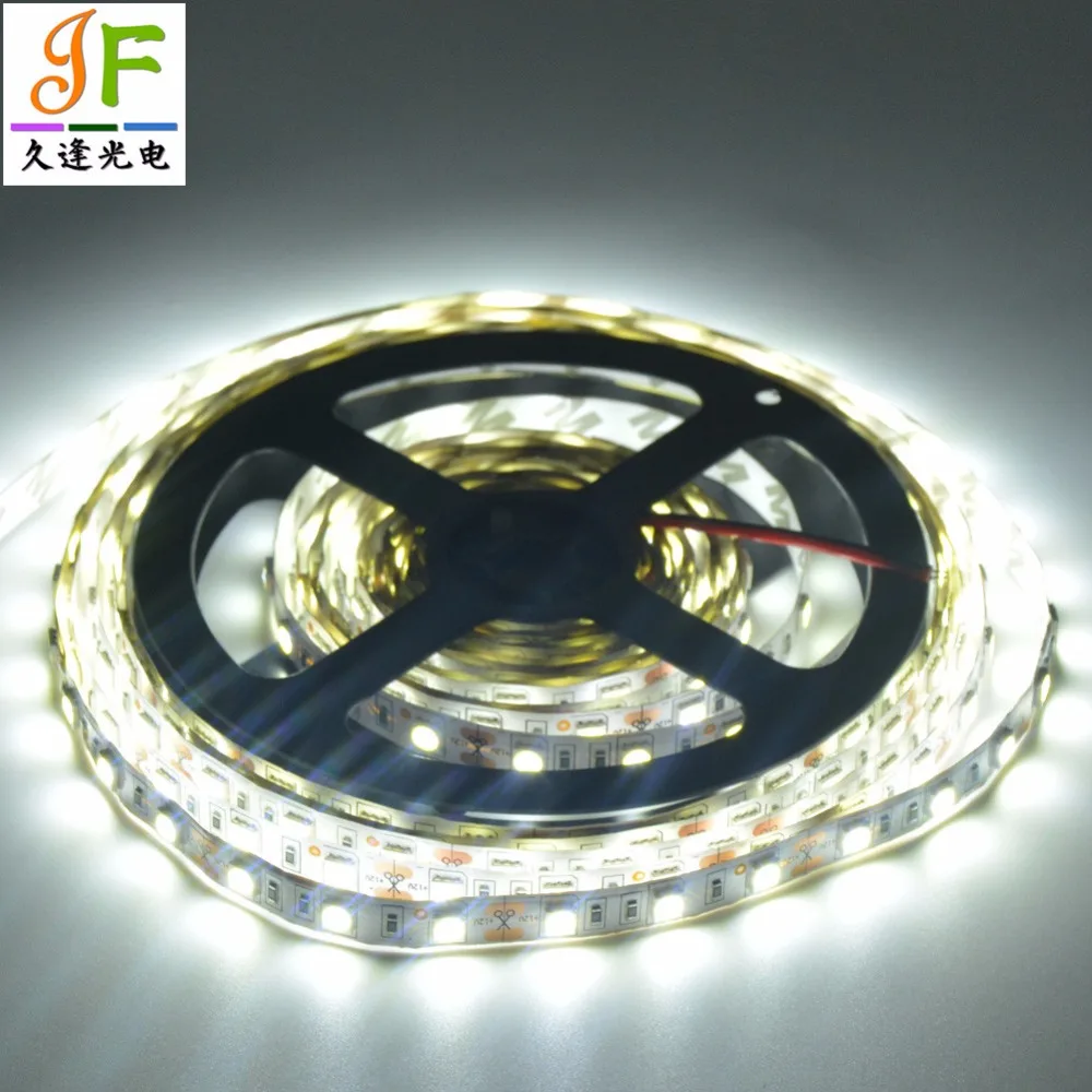 Быстрая доставка 100 м 20x5 М 5050 SMD светодиодный s холодный белый 300-6000 K Гибкая