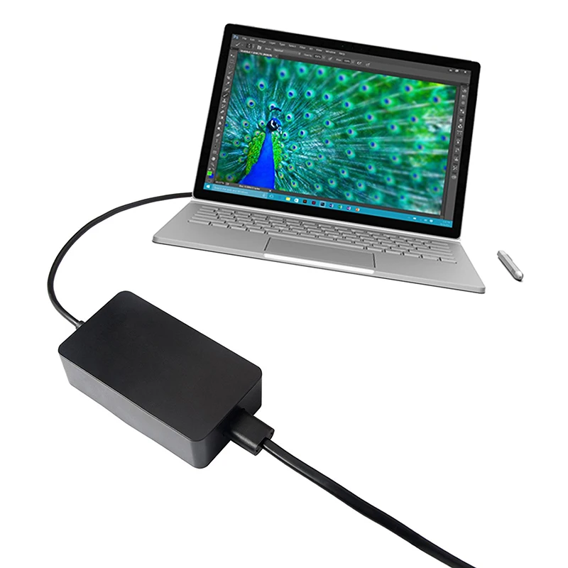 65 Вт 15 В 4 а европейская вилка для Microsoft Surface Pro 3 запасной блок питания с кабелем и USB|Адаптеры ноутбуков| |