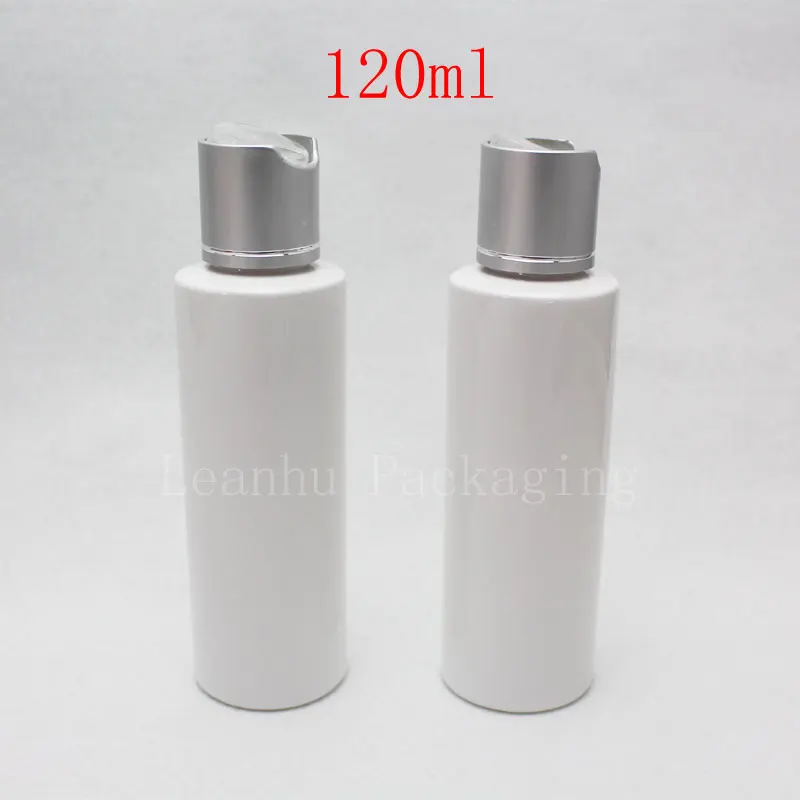 Фотоемкости для путешествий с диском объемом 120 мл белая фотобутылочка косметики