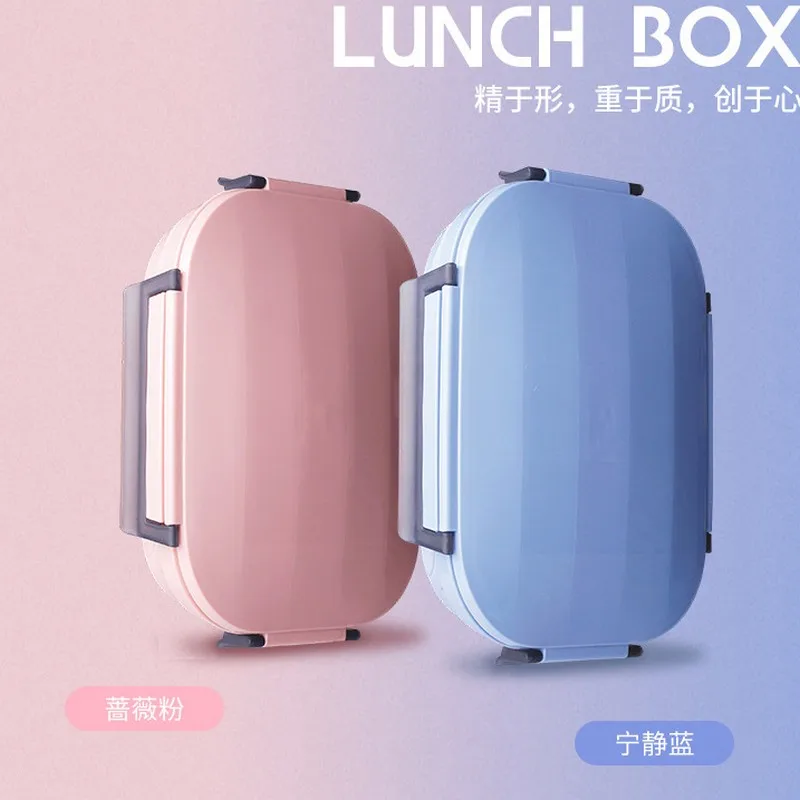2018 new Compartments 304 Stainless Steel Japanese Lunch Box With Microwave Bento For Kids School Picnic Food | Дом и сад