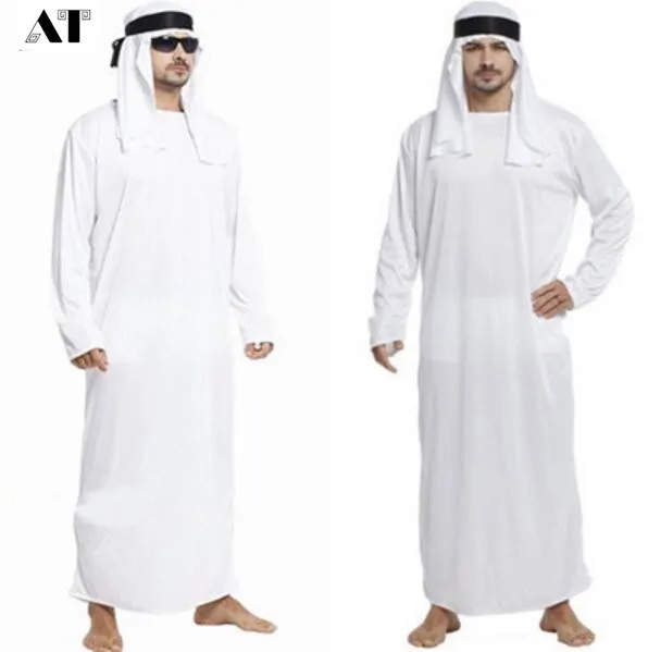 Carnival in Brazil Middle East Men Arab robe dress Prince of Arabia Cosplay fantasia adulto Dubai Emirates costume Rave party |