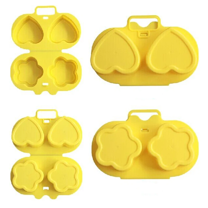 Микроволновая печь тушеное яйцо посуда Двусторонняя Любовь цветок куриное