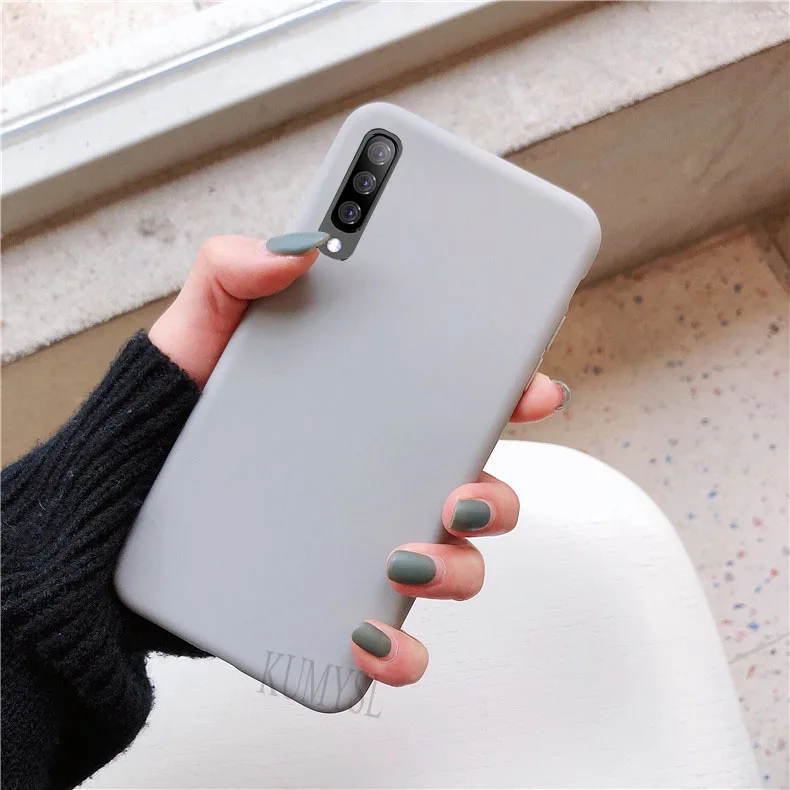Карамельный цвет мягкий чехол для Samsung Galaxy S8 S9 S10 плюс S10E Примечание 10 8 9 A30 A50 A70 A40 A20e A60 A7 A6 A9 J4 J6 плюс крышка - Цвет: 5