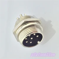1pcs gx16 7 pin male diameter 16mm wire panel aviation connector l107y circular socket high quality on sale