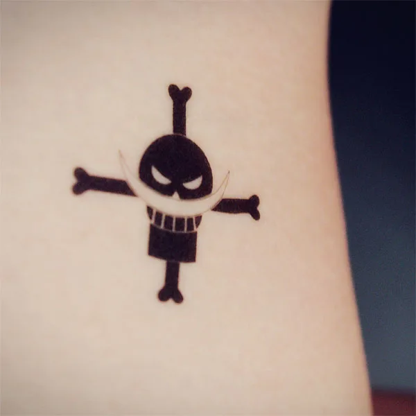 Аксессуары для косплея аниме OP ONE PIECE Tattoo белая фотография бесплатная доставка |