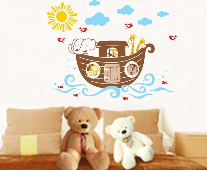 Бесплатная доставка мультяшный корсаир лодка животные сделай сам съемные