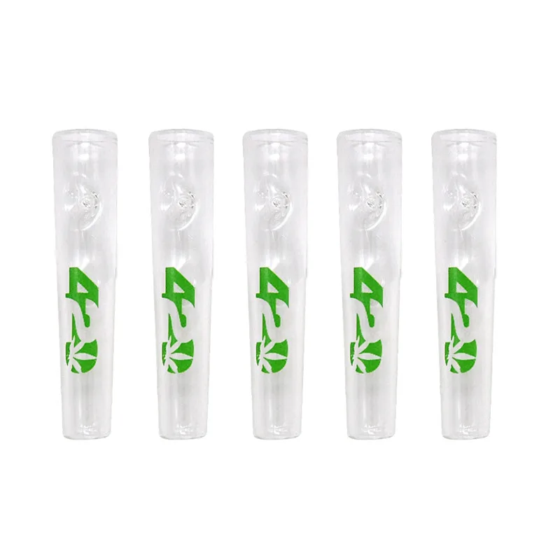 Clear-420 HORNET 5X конусный многоразовый и Очищаемый стеклянный фильтр советы конус художника рот советы экологически чистый круглый многократного использования прокатки стекла советы - Цвет: Clear-420
