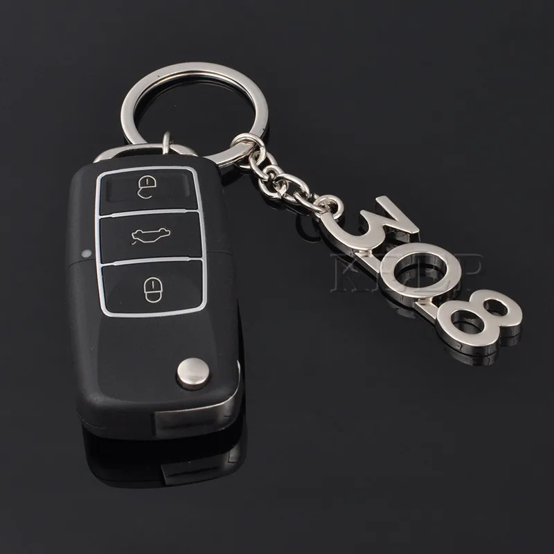 Модный брелок для ключей Peugeot 206 207 307 308 408 508