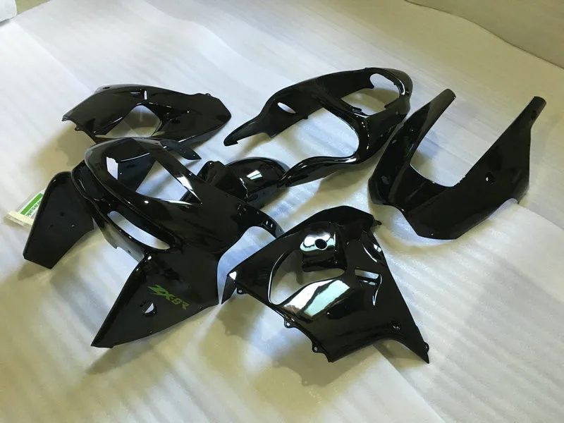 Набор обтекателей для KAWASAKI Ninja ZX9R 98 99 ZX 9R 1998 1999 ABS глянцевые черные Обтекатели