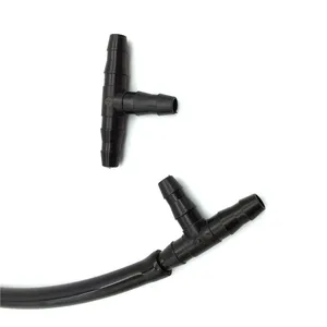 Пластиковый тройник для соединения 1  4 'трубы 4  7 мм, 300 шт., шланг для садового капельного орошения, фитинги