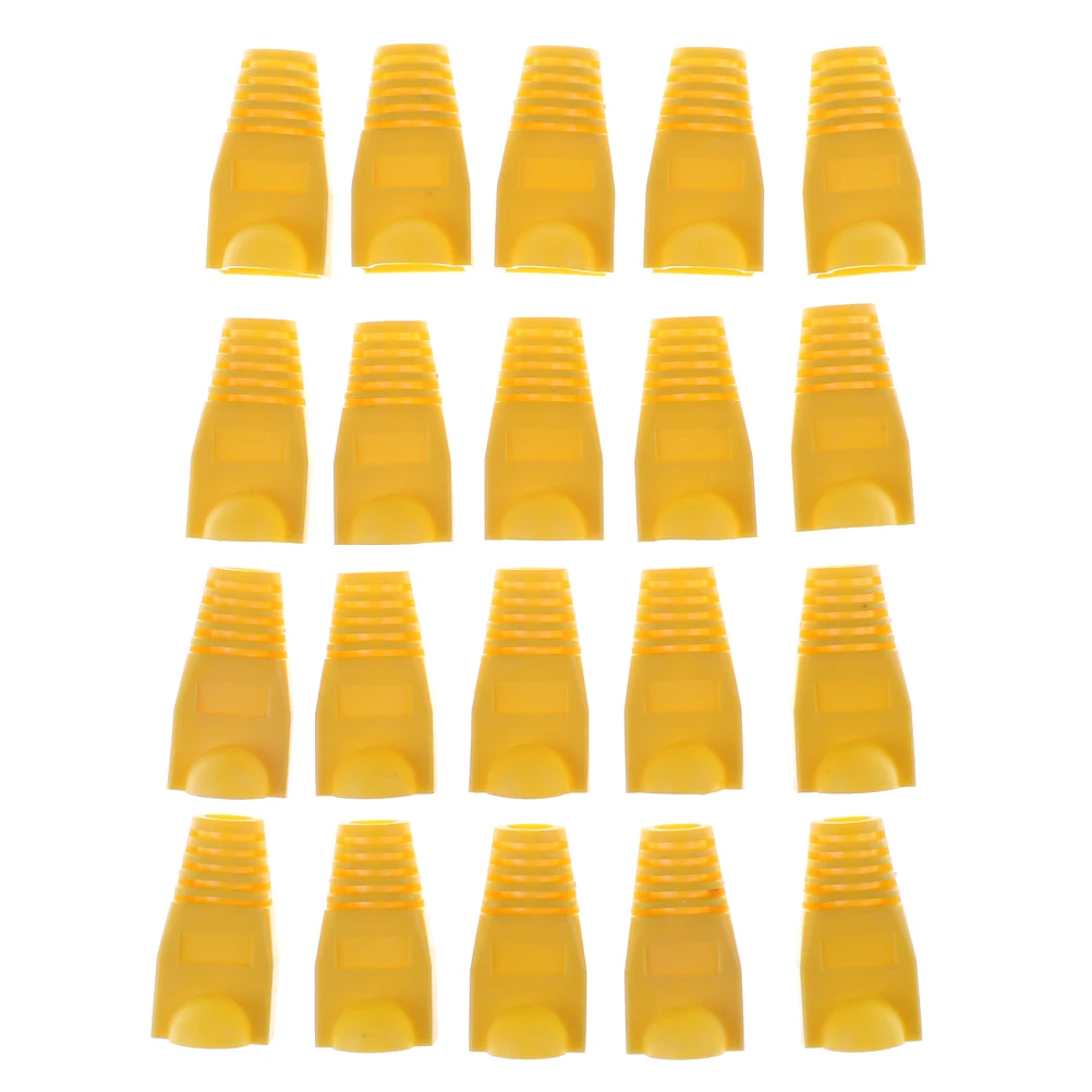 

20pcs Colorful Cat7 RJ45 Connector Caps Cat 7 Plugs Network Ethernet Cable Strain Relief Cap RJ45 Connector Covers