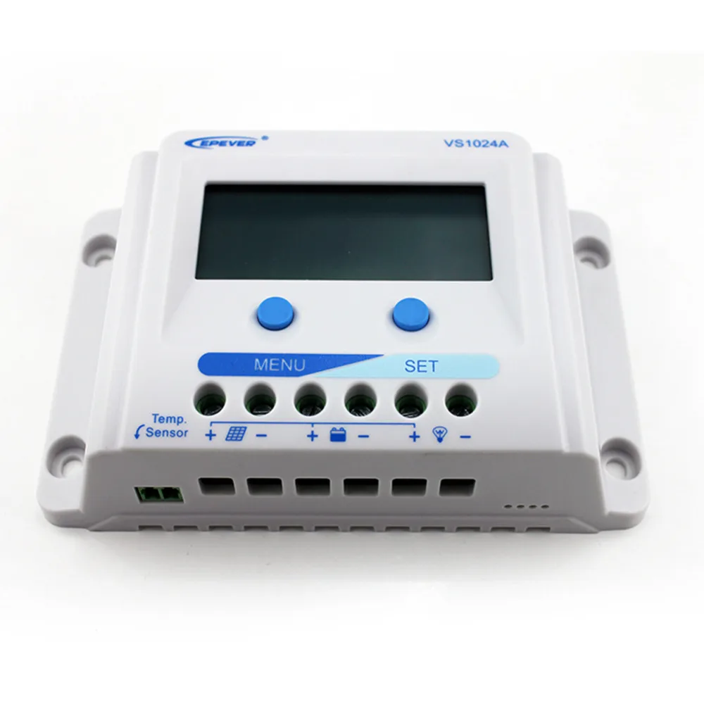 Контроллер ЖК дисплея EPEVER pwm 10a VS1024A контроллер солнечного зарядного устройства 10A