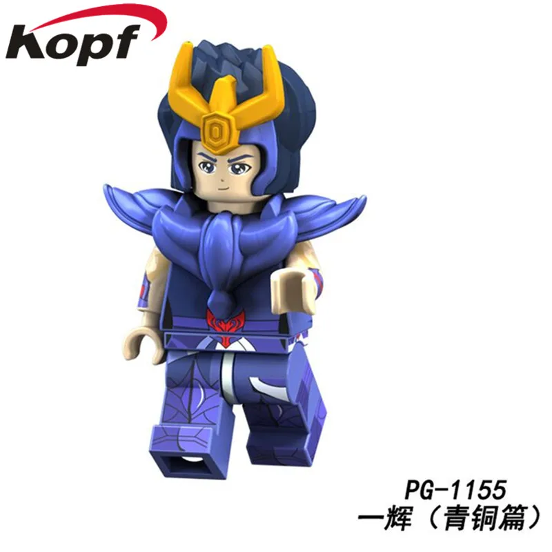 PG1155 No Box Строительные блоки, модель, Sainte Seiya, кирпичи, Arrudiba, Desmusk, 12 созвездий, действие для детей, подарок, игрушки, PG8212, PG8213 - Цвет: PG1155 No Box