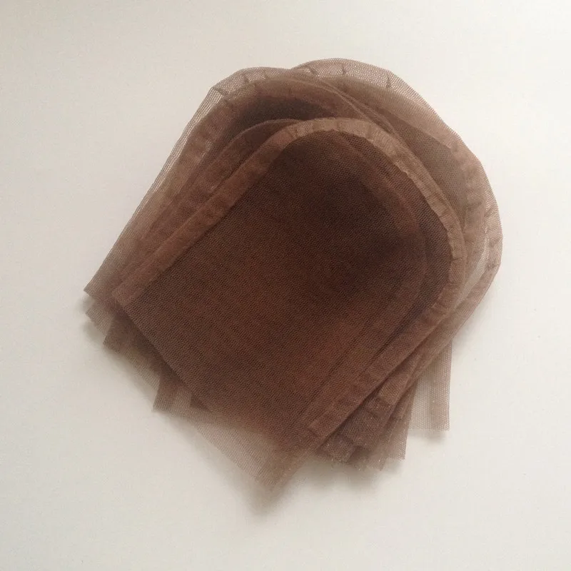 5pcs Swiss Lace Net Base For Making Top Closure 4*4 Size Brown Color |