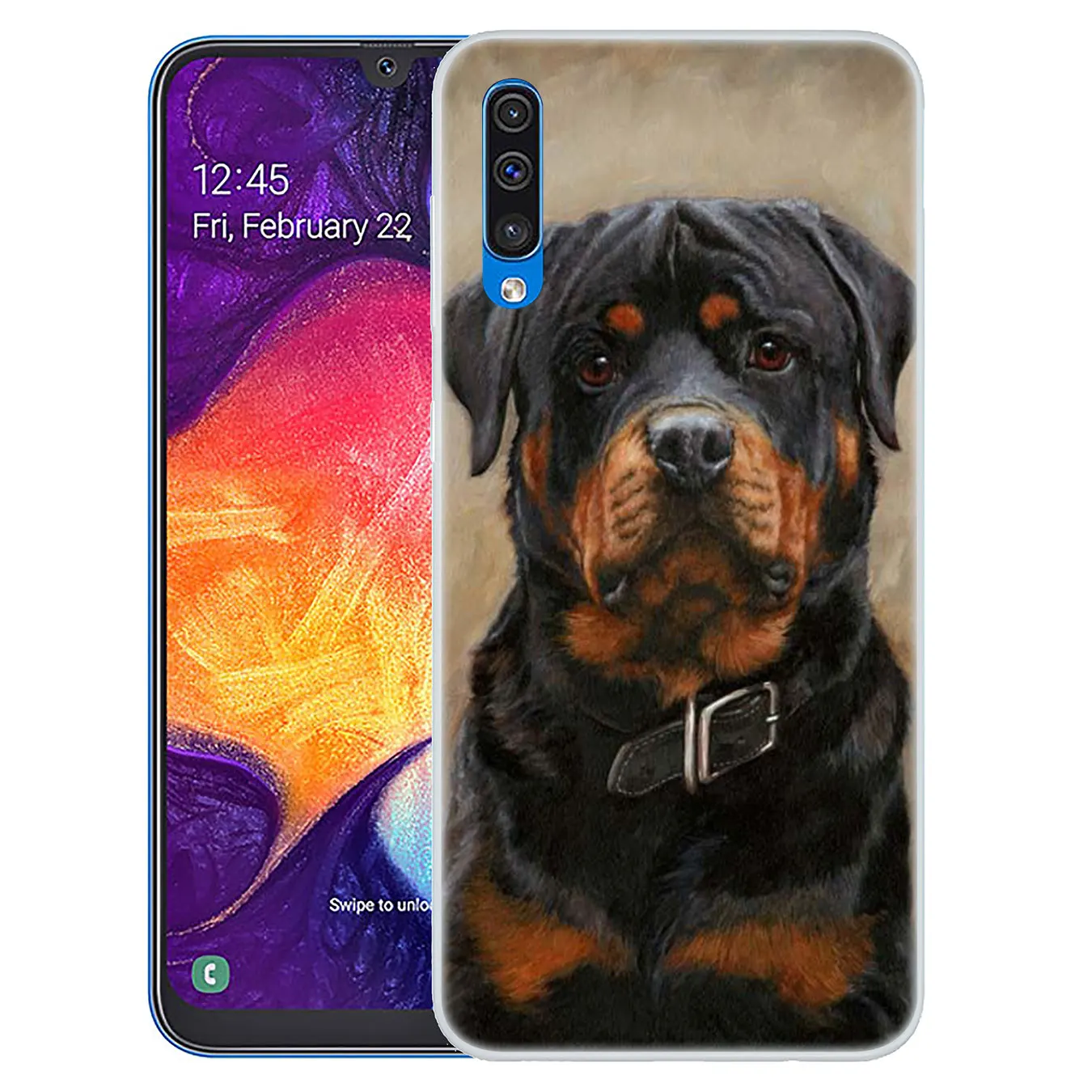 Милый жесткий чехол для телефона Lavaza Rottweiler Dog Samsung Galaxy A20E M40 M30 M20 M10 A10 A20 A30 A40 A50 A60 A70 S