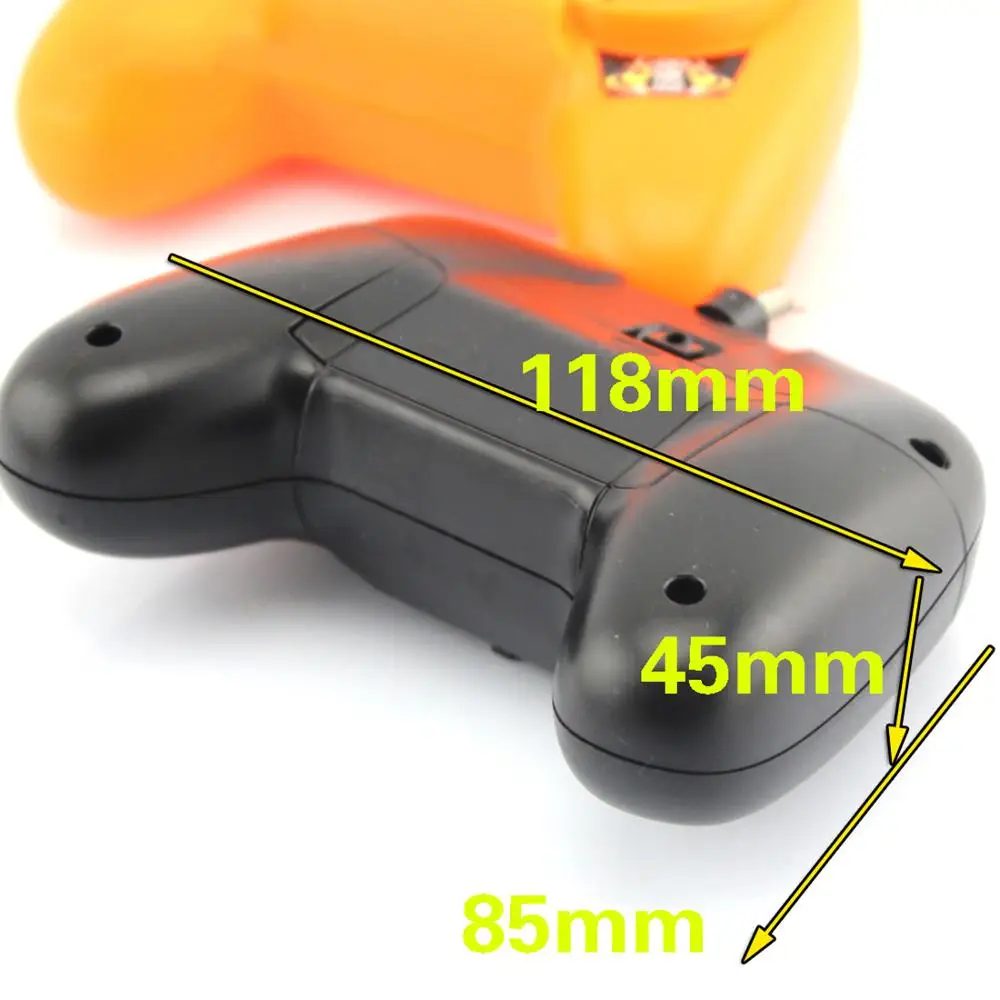 4CH 27 МГц 10 м дистанционный передатчик и приемная плата с антенной для DIY RC Car Robot