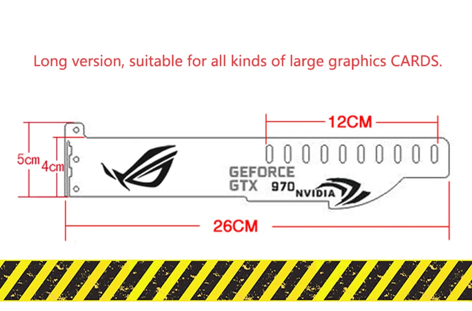 Монтажный Кронштейн подходит для GTX 1080 1070 1060ti Графический держатель для карт DIY внешняя светодиодная подставка для видеокарт