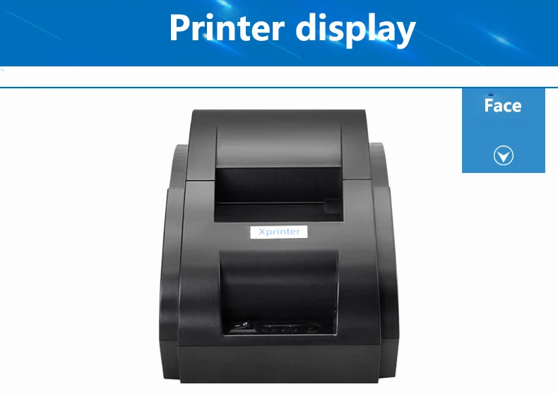 Xprinter POS 58 USB и USB+ Bluetooth для устройств на базе Android и IOS 58 мм Термальность маленький Билет принтер Билл Машина
