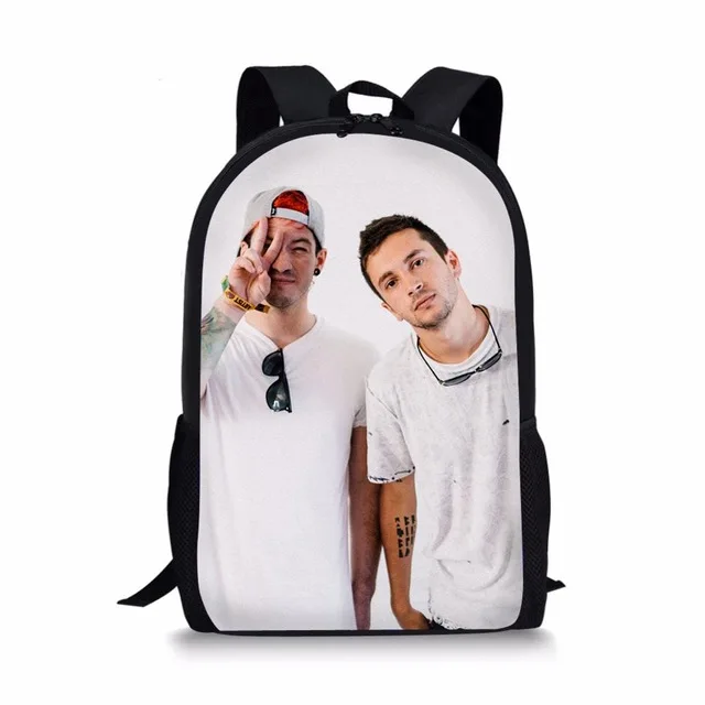 1 Тикин Twenty One Pilots печать Школьная Сумка Набор для девочек мальчиков хип хоп фанатов модный рюкзак подростковые персонализированные сумки для книг 3 шт - Цвет: 1