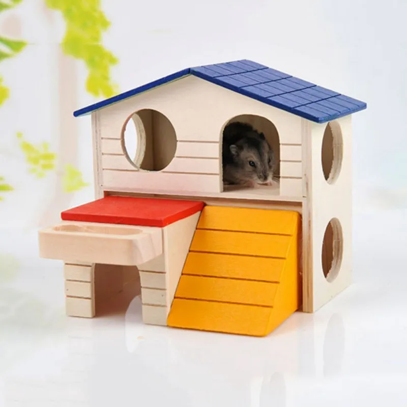 Натуральный дневной хомяк складная игрушка украшение для клетки хомяка