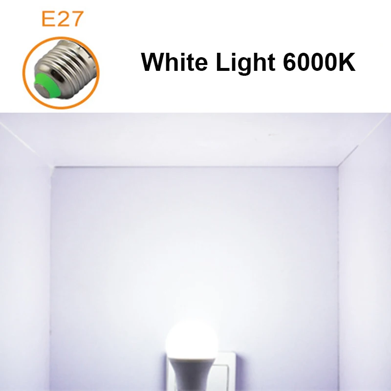 E27 White light Умный звук/PIR датчик движения светодиодный светильник 10 Вт B22/E27 220 В Индукционная лампа для Лестницы прихожей ночной Светильник белого цвета - Испускаемый цвет: E27 White light