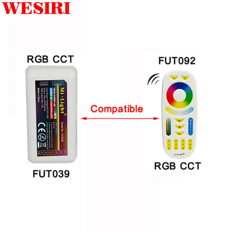 Milight 2.4GHz 4-Zone RGB CCT RGBW LED Strip Controller &amp 4 Zone Touch RF Remote Holder | Лампы и освещение