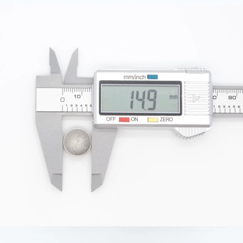 Супермощный редкоземельный неодимовый магнит N35 15x2 мм 50 шт.