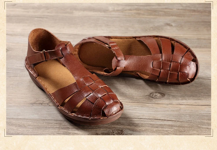 GKTINOO/ г., летние модные женские сандалии-гладиаторы женские сандалии из натуральной кожи пляжные сандалии на плоской подошве женская обувь