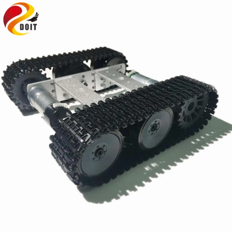 Пластиковая платформа шасси для танков на радиоуправлении mini TP100 с двигателем 9 В