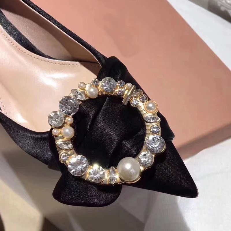 Пикантные женские летние туфли на высоком каблуке с жемчужинами; Sapatos Feminino; туфли-лодочки на шпильке; вечерние офисные женские туфли; Tacones Mujer