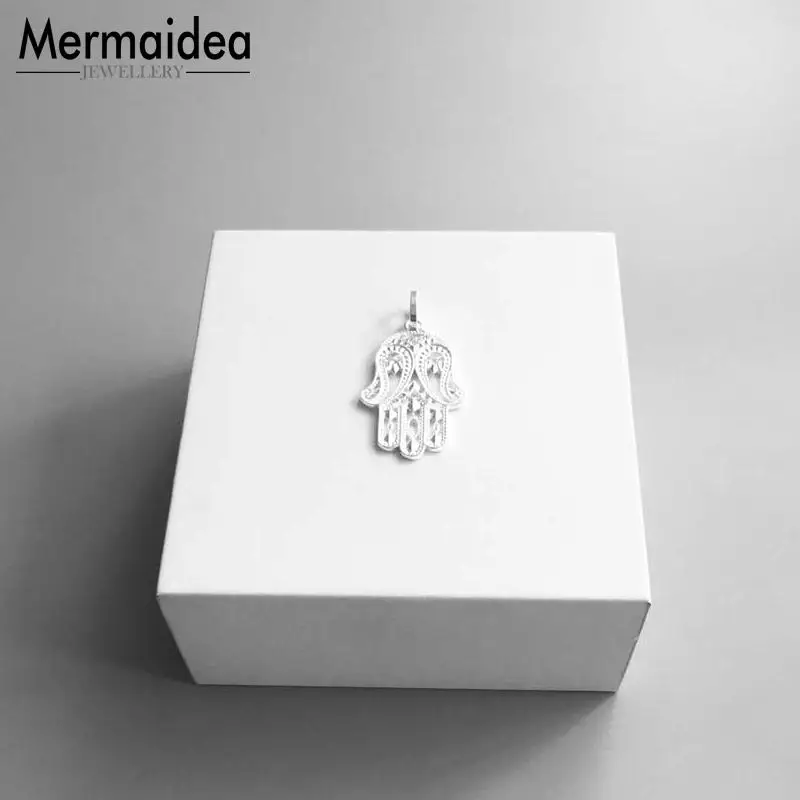 Посеребренная подвеска рука Фатимы модные ювелирные изделия посеребренный