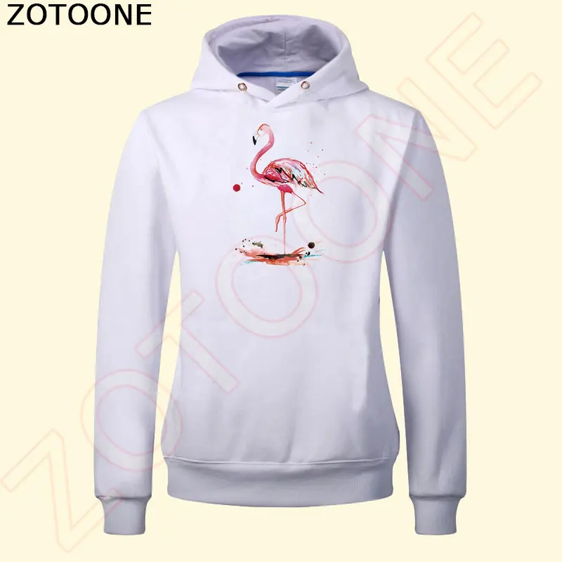 ZOTOONE Симпатичные фламинго патчи для одежды футболок платьев аксессуары сделай