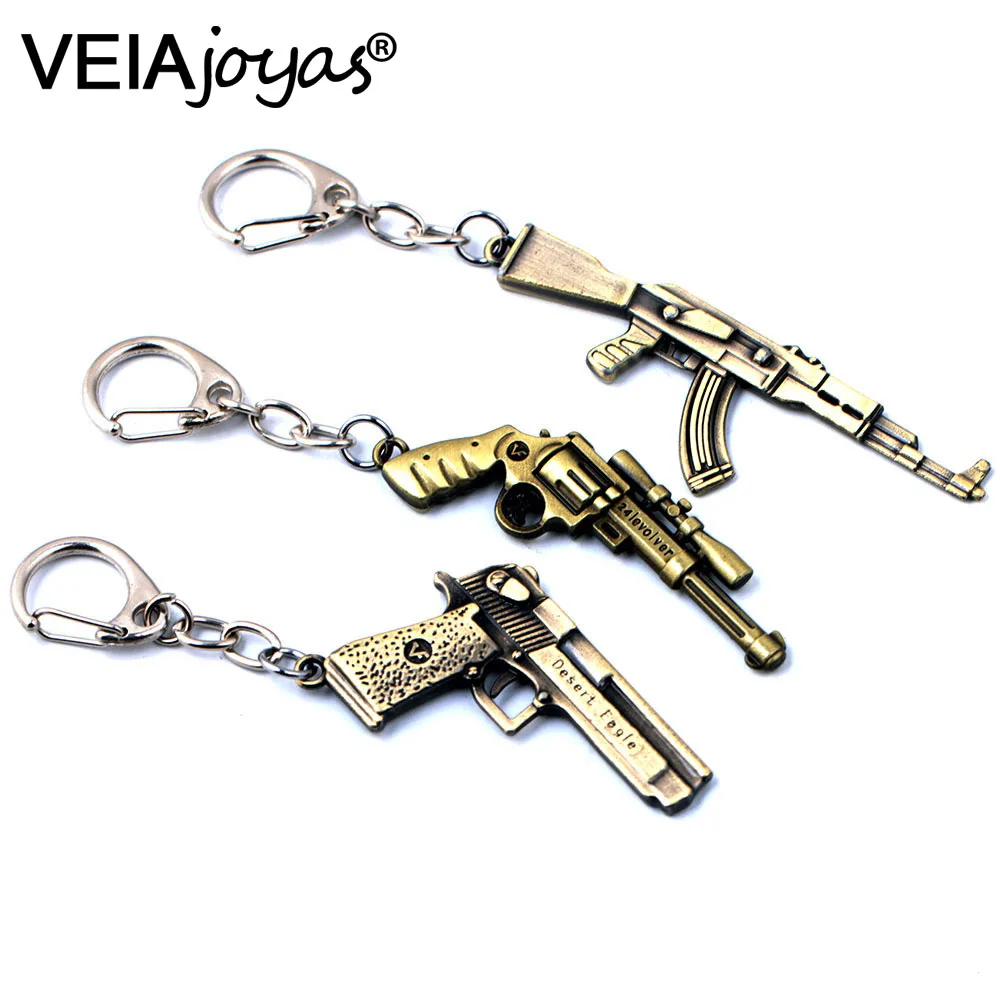 Моделирование CSGO модель оружия сплав брелок мини AK47 мужской пистолет