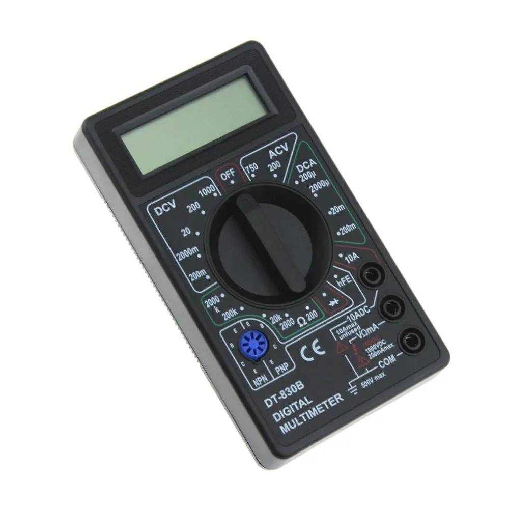 DT 830B мини карманный цифровой мультиметр 1999 переменного/постоянного тока AC/dс Amp