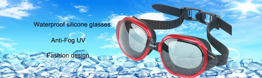 Whale cf8600 профессиональные бренды для мужчин и женщин Водонепроницаемые силиконовые очки для плавания очки Анти-туман УФ очки для плавания с коробкой