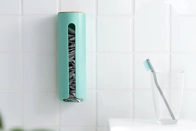 1PC Wall Hanging Garbage Bag Box Home Grocery Holder Mount Storage Dispenser Plastic kitchen Organizer Rack OK 0846 | Дом и сад