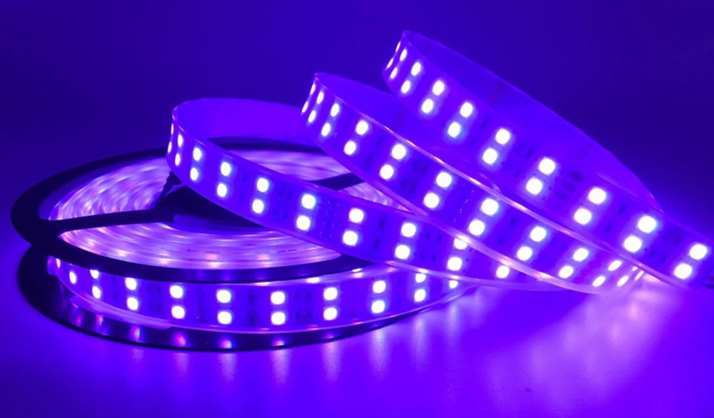 Двухрядная RGB Светодиодная лента Водонепроницаемая 5050 120 светодиодный s/m 5 м DC12V 24 в RGB RGBW RGBWW белое теплое белое светодиодное освещение Гибкая неоновая лента