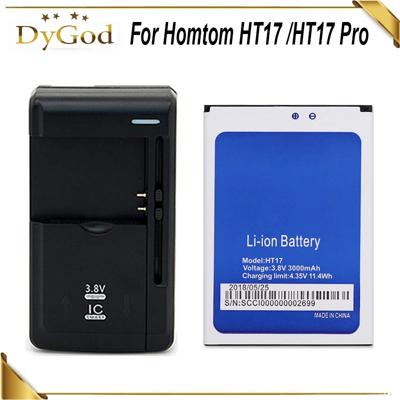 1 партия = шт. Универсальное зарядное устройство + для HOMTOM HT17 Аккумулятор Homtom Pro AKKU