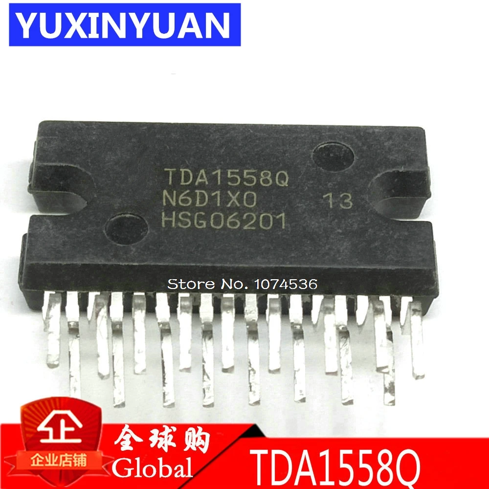 

10PCS/LOT TDA1558Q TDA1558 ZIP 2 x 22 W or 4 x 11 W single-ended car radio amplifier IC AMP AUDIO PWR 22W STER 17SIL