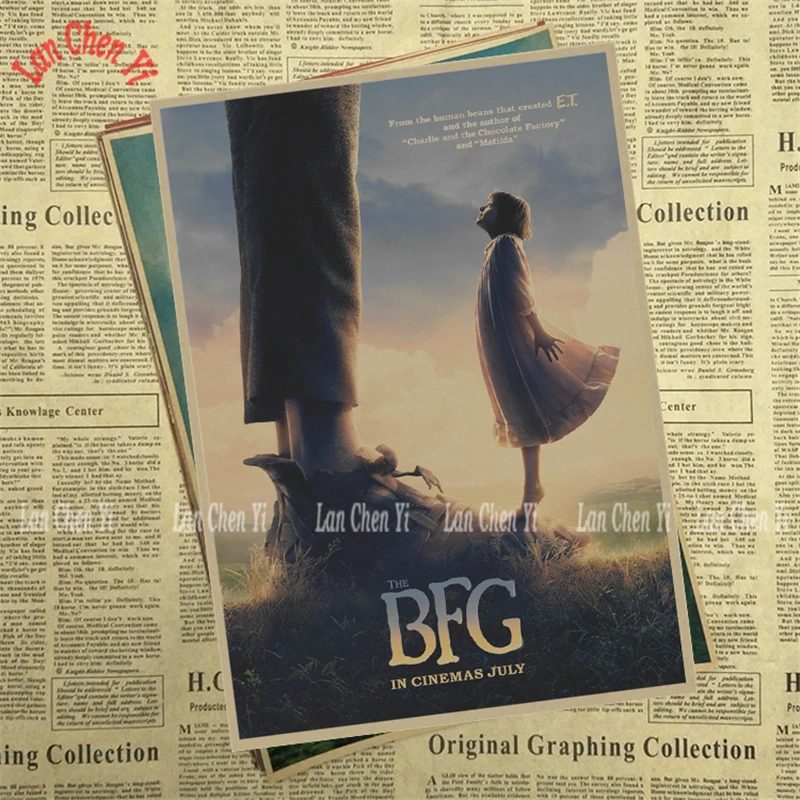 Фильмы BFG Ретро плакат художественное украшение винтажные принты гостиная