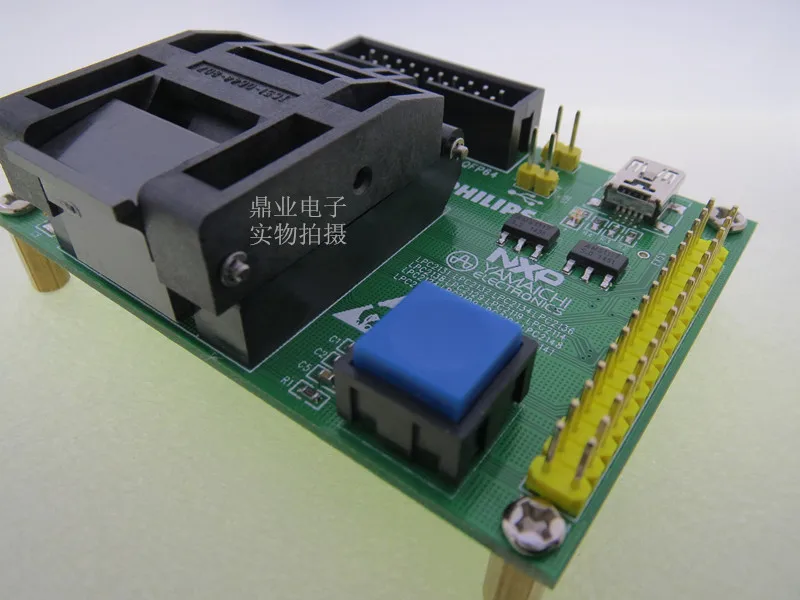 Оригинальное тестовое сиденье NXP IC LPC2109 LPC2194 LPC2148 программа горения адаптер