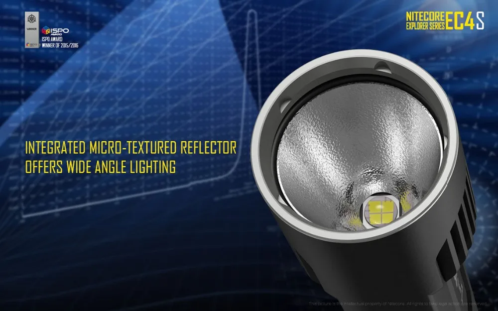 Nitecore EC4S под давлением чехол цельный фонарик с 2 шт. NL186 18650 2600 мАч батареи 2150 люмен XHP50 светодиодный Водонепроницаемый