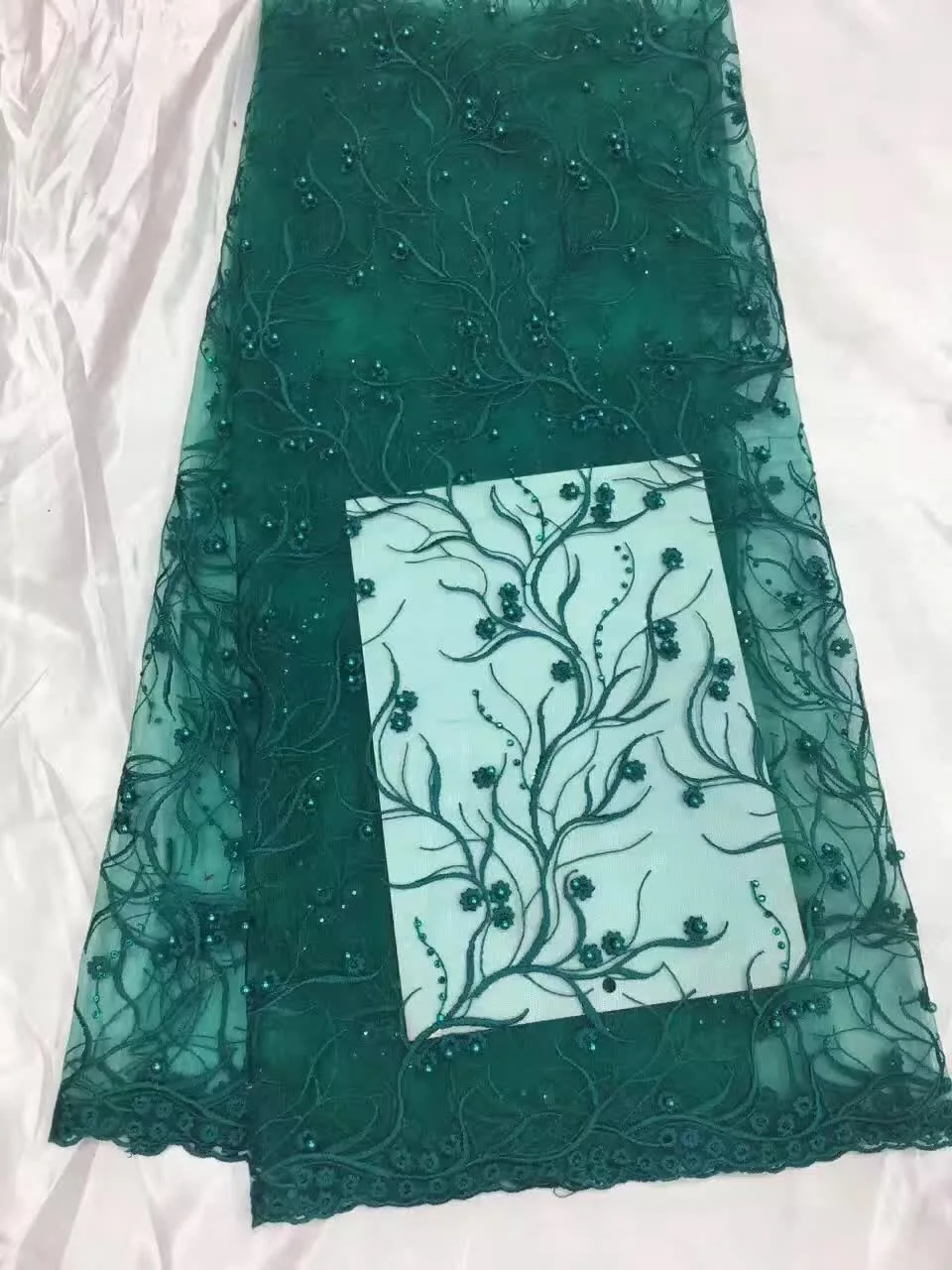 Бесплатная Доставка Вышитые Тюль Кружева Французский Чистая Кружевной Ткани Для