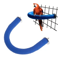 parrot perch u shape grinding mouth paws claw birds stand holder rack parakeet pet toys cage decoration supplies