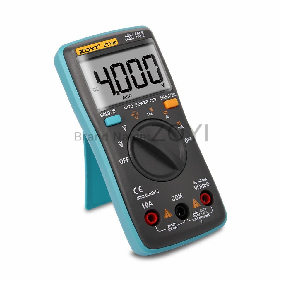 ZOYI ZT100 Automatic Range Digital Multimeter Capacitance Current Resistance | Инструменты
