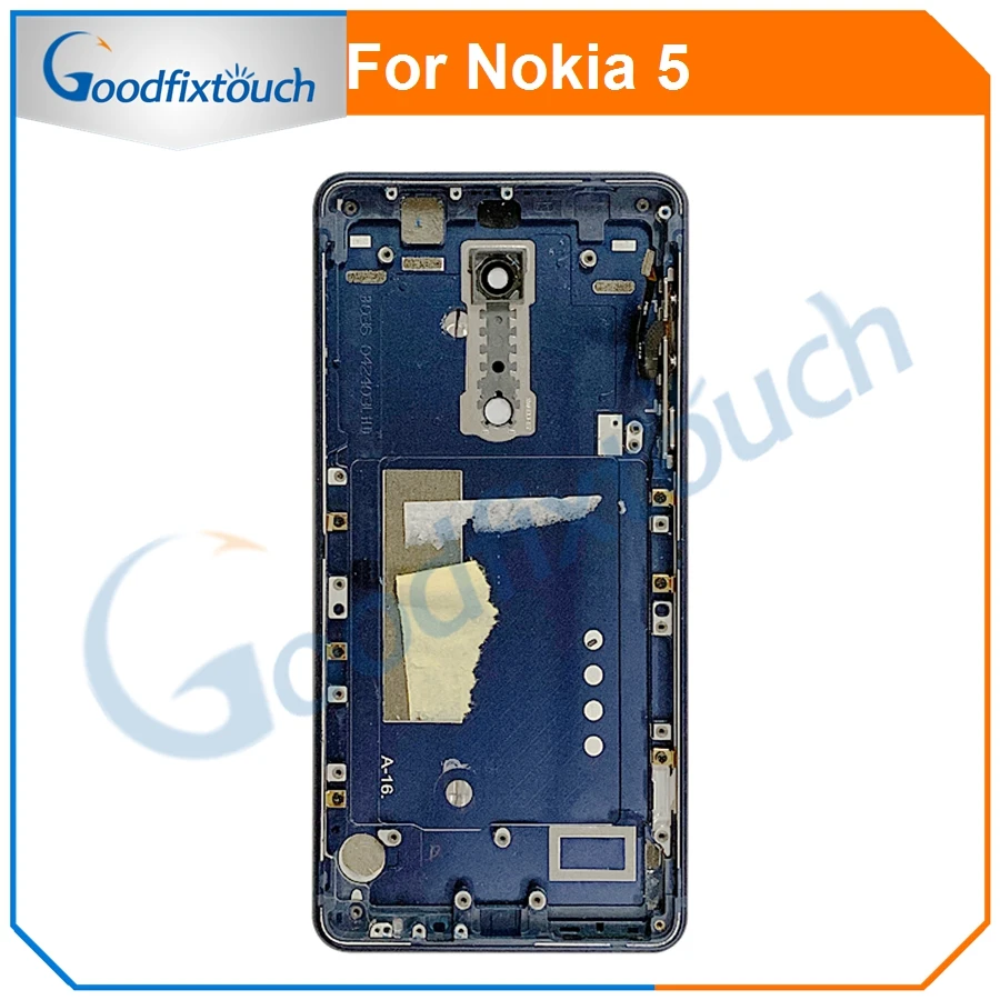 Новые металлические Батарея чехол для Nokia 5 чехол-накладка Редкие Корпус сзади чехол Запчасти для авто
